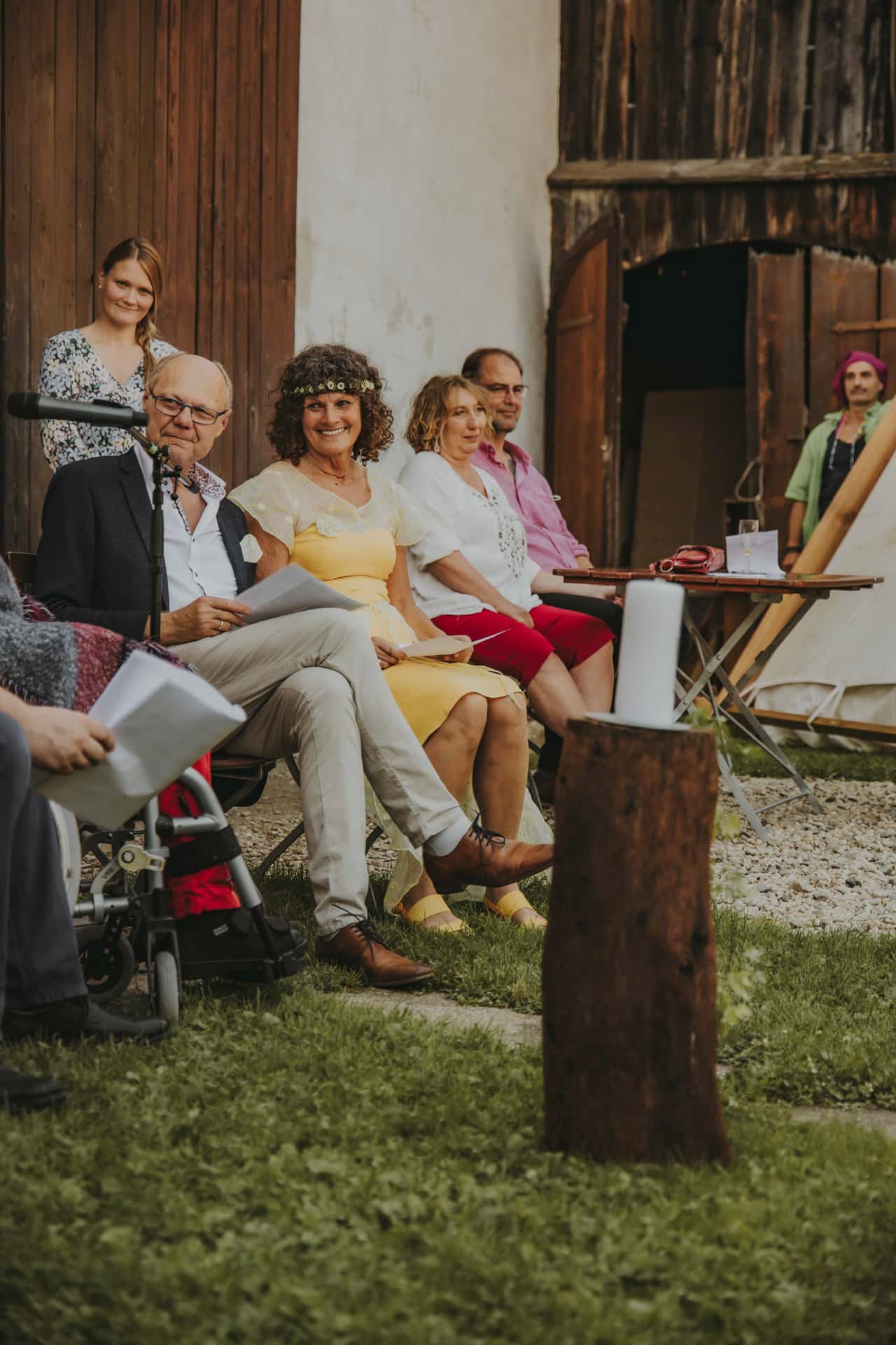 Abendliche Paarzeit nach der Hochzeit in Niederbayern